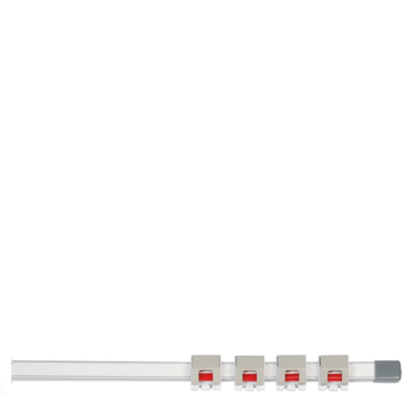 Listello appendifogli in alluminio cm. 100x2